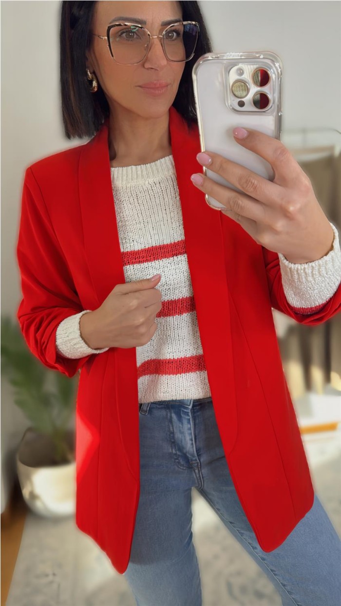 BLAZER BOSELLA ROJO