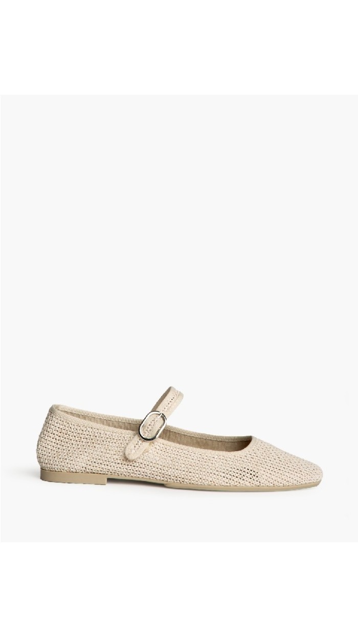 bailarina mary jane beige