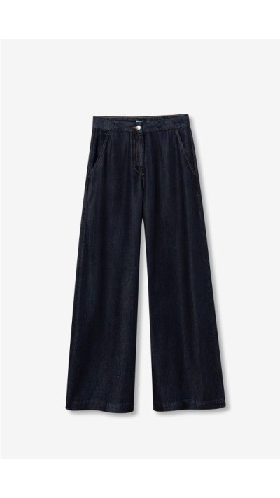 PANTALON TIRO BAJO PINZAS PIERNA ANCHA