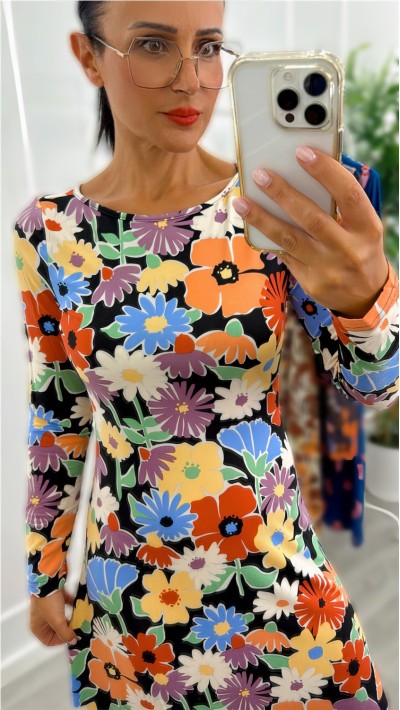 vestido algodón hampton estampado de flores