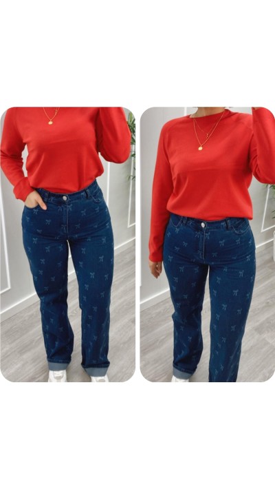 PANTALON DENIM LAZADAS COLOR FOTO