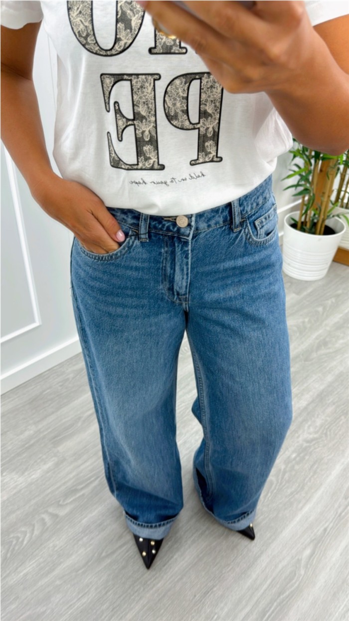 Camiseta hope en blanco y negro Camiseta hope en blanco y negro