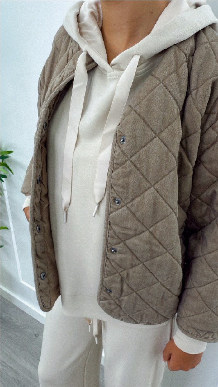 cazadora acolchada cuello mau bolsillo lateral cazadora acolchada cuello mau bolsillo lateral