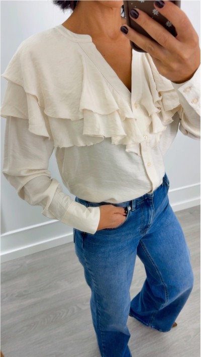 BLUSA LIZZI BEIGE