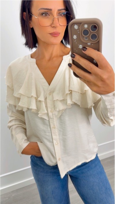 BLUSA LIZZI BEIGE