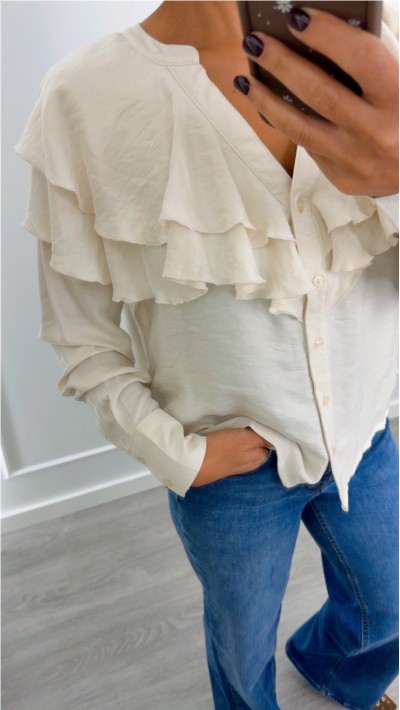 BLUSA LIZZI BEIGE