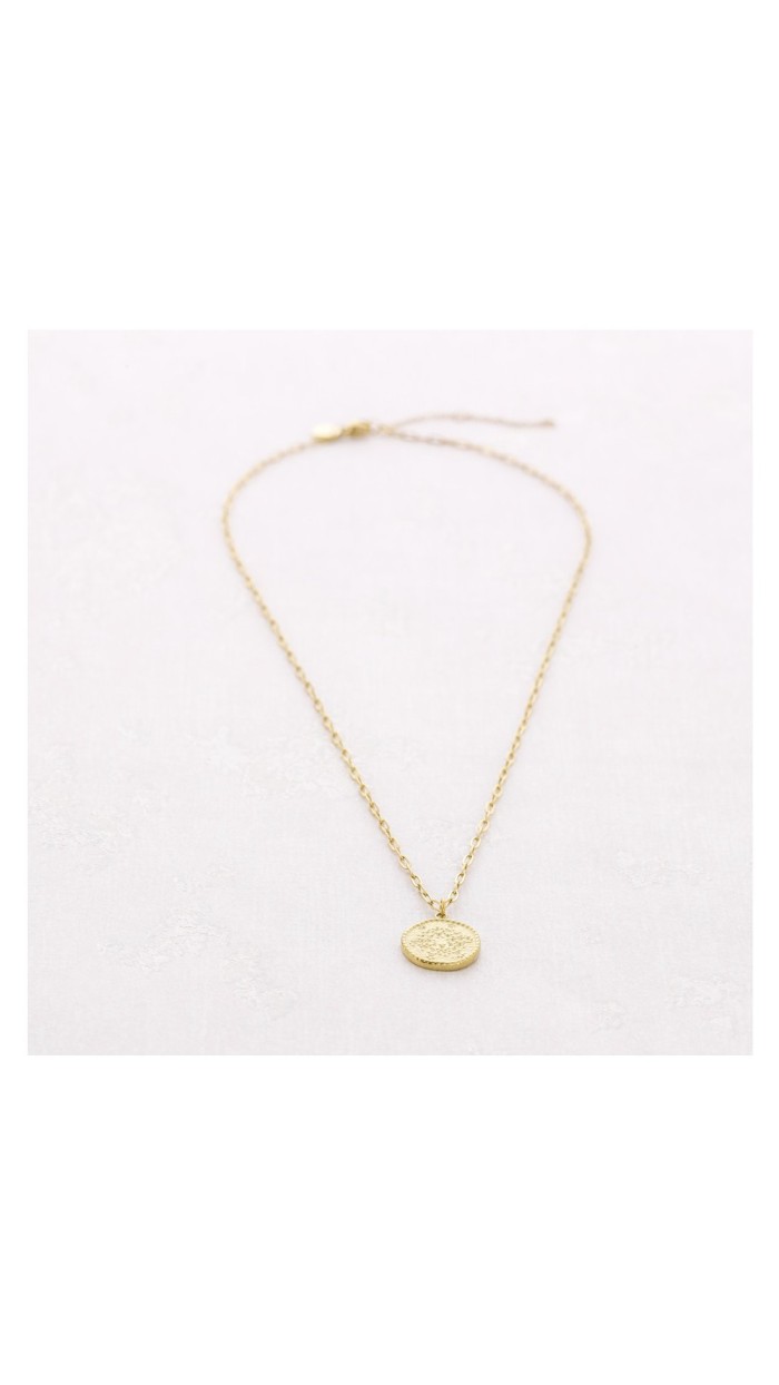COLLAR COLGANTE MONEDA DORADO COLLAR COLGANTE MONEDA DORADO