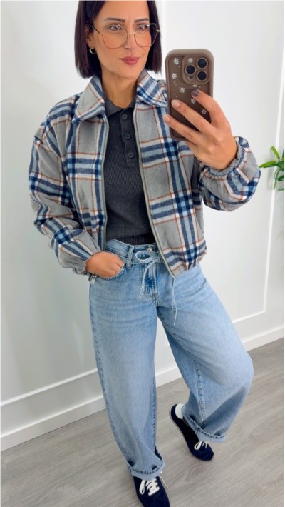 PANTALON JEANS BARREL AZUL CLARO