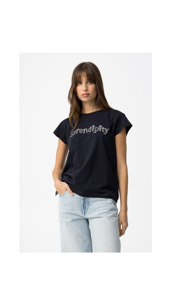 camiseta basic letras