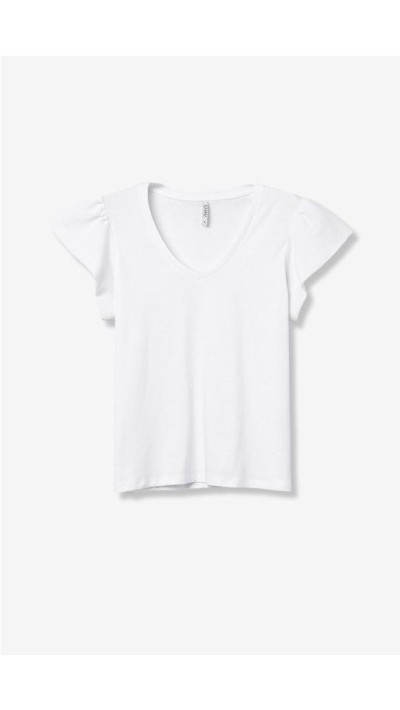 Camiseta manga volante