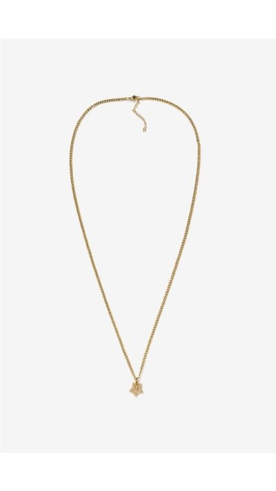 collar colgante estrella dorado