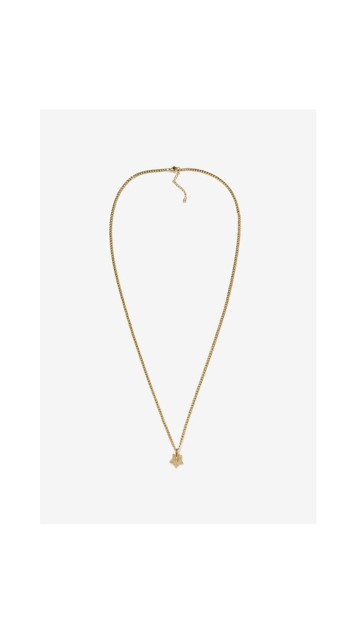 collar colgante estrella dorado