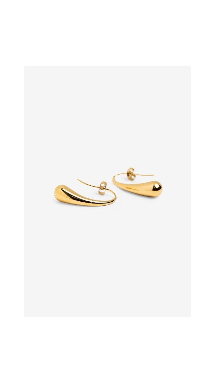 pendiente onix forma de lágrima