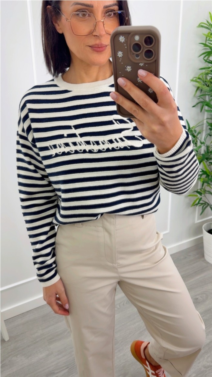 jersey rayas detalle palabra