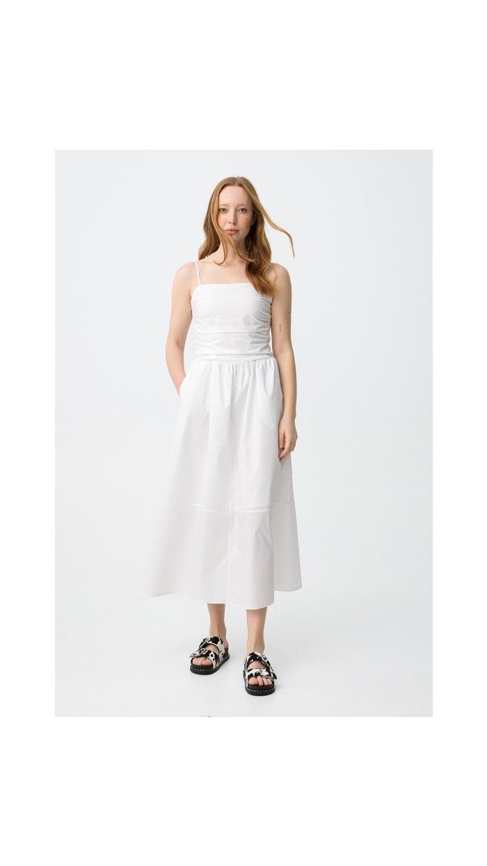 vestido blanco algodón