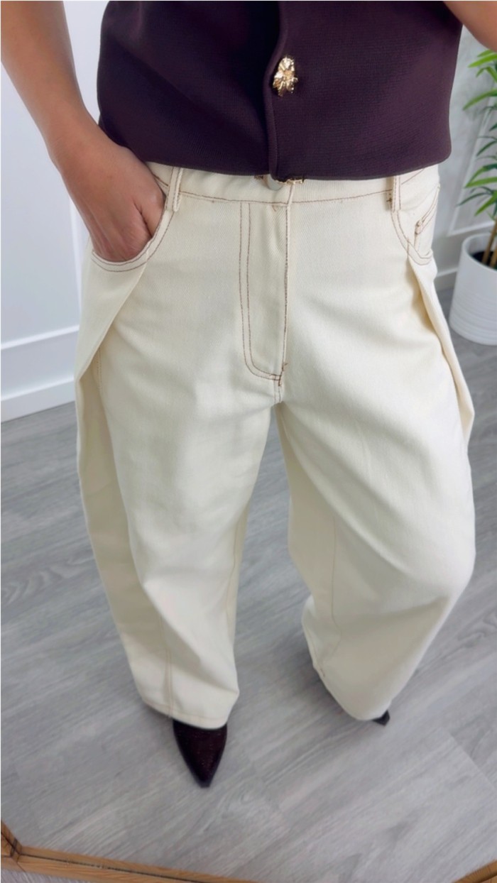 PANTALÓN BALLOOM BEIGE