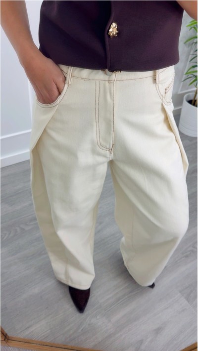 PANTALÓN BALLOOM BEIGE