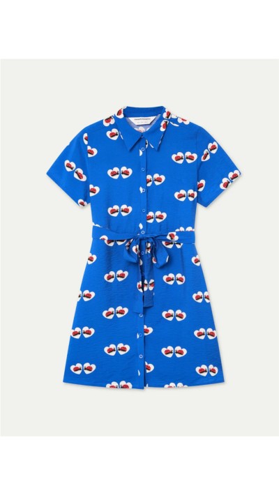 vestido xoaniñas fondo azul