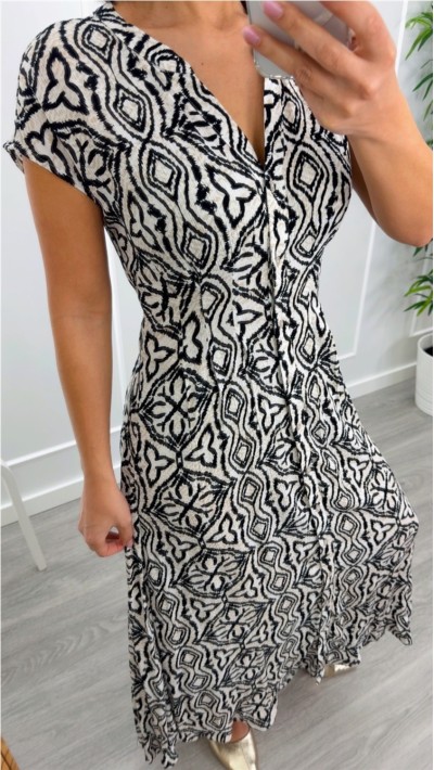 vestido largo estampado sienta fenomenal 2