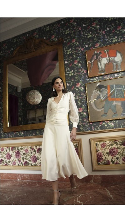 vestido mara voile bordado