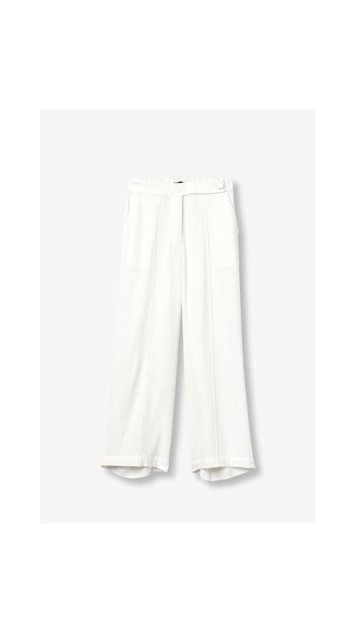 pantalón lino fluído