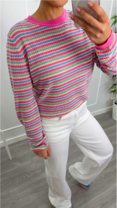 JERSEY MULTICOLOR PUNTO FINITO