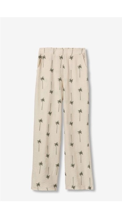 pantalon estampado palmeras