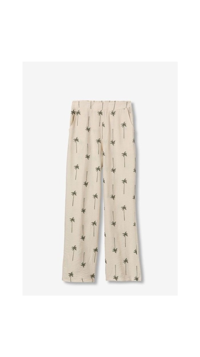 pantalon estampado palmeras