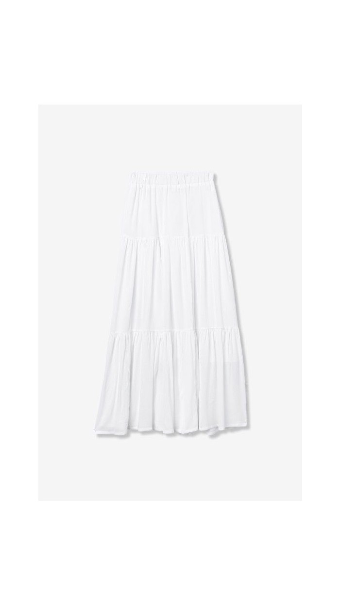 FALDA LARGA CAMPONESA BLANCO