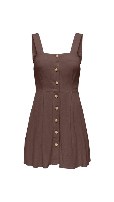 VESTIDO TIRAS DETALLE BOTONES