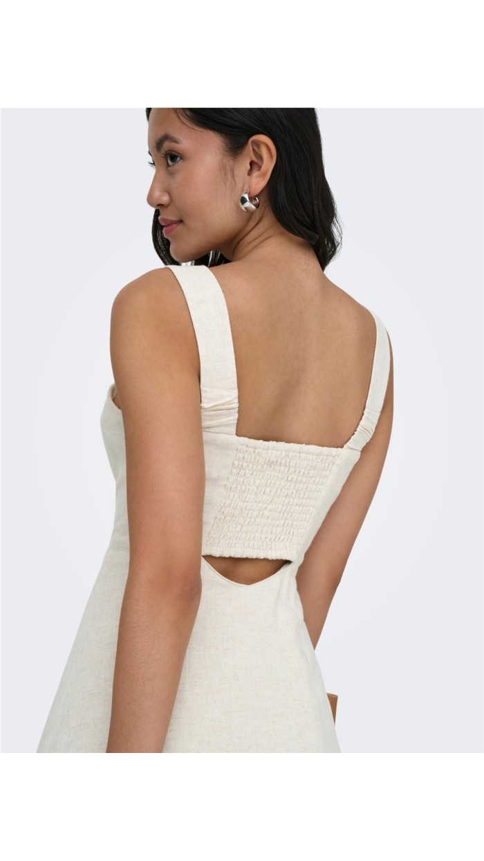 VESTIDO TIRAS DETALLE BOTONES