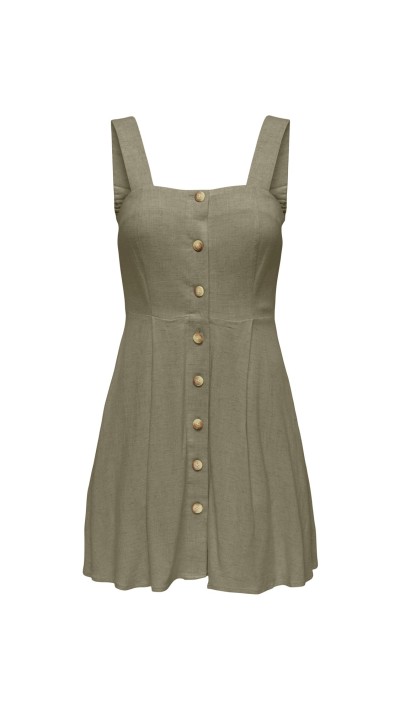 VESTIDO TIRAS DETALLE BOTONES