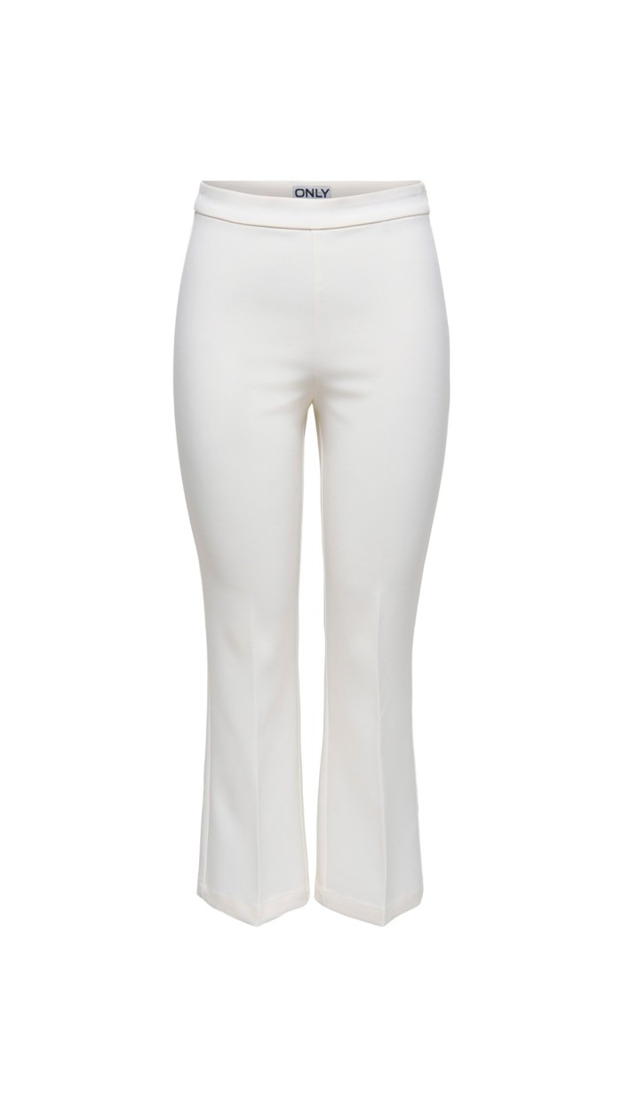 PANTALON TELA CROP CREMALLERA LATERAL