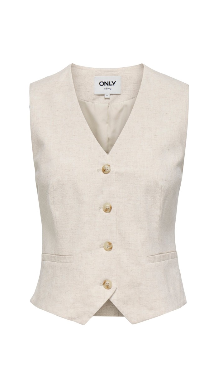 CHALECO BEIGE