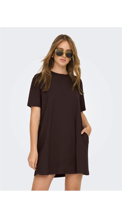 VESTIDO CAMISETA BOLSILLO LATERAl 2