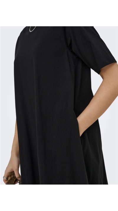 VESTIDO CAMISETA BOLSILLO LATERAl