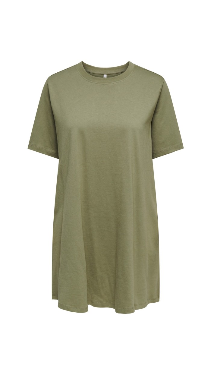 VESTIDO CAMISETA BOLSILLO LATERAl