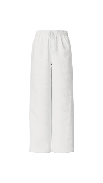 PANTALÓN FLUÍDO BLANCO GOMA EN CINTURA