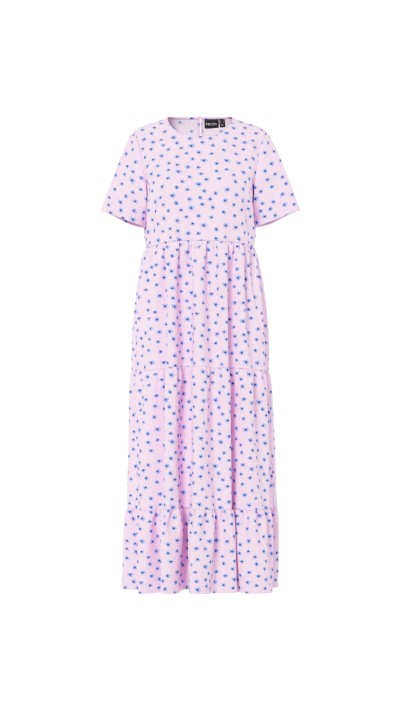 VESTIDO ESTAMPADO FLORES AZULES