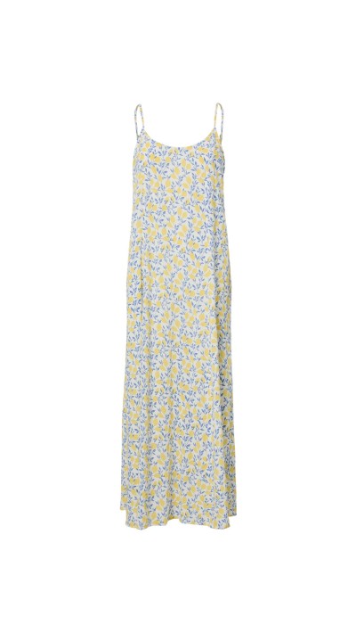 VESTIDO ESTAMPADO LIMONES TIRA FINA