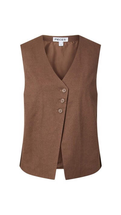 CHALECO TRES BOTONES CORTE EVASSÉ