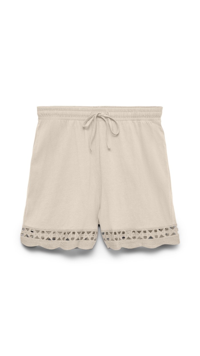 SHORT ALGODÓN DETALLE BAJO