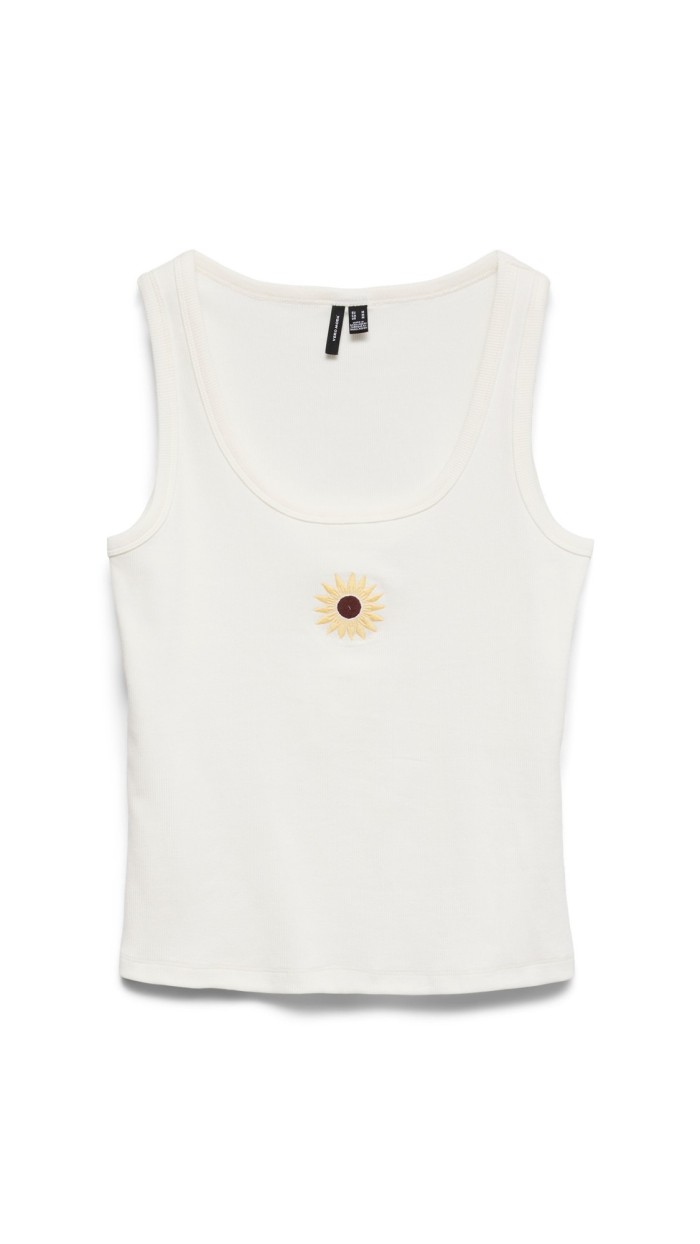 CAMISETA TIRAS ALGODÓN DETALLE DIBUJO