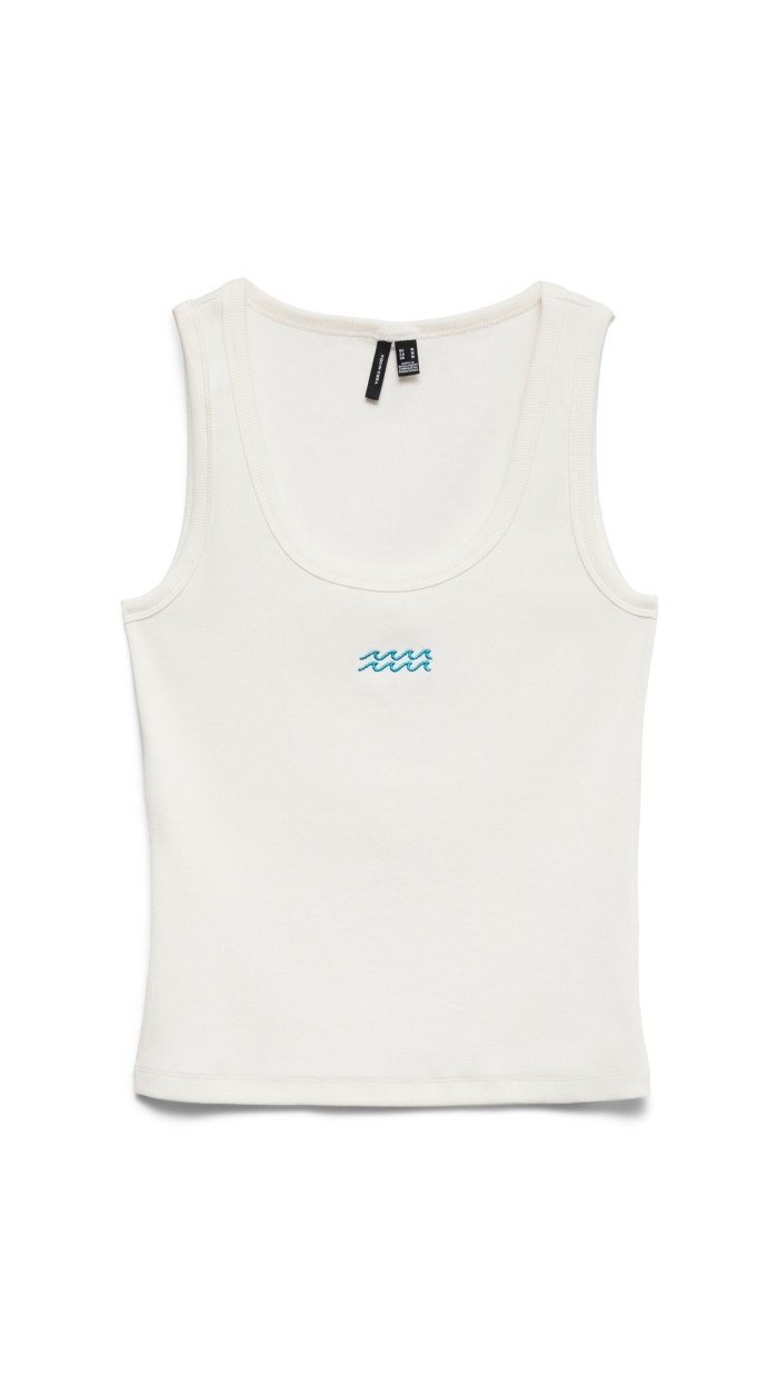 CAMISETA TIRAS ALGODÓN DETALLE DIBUJO