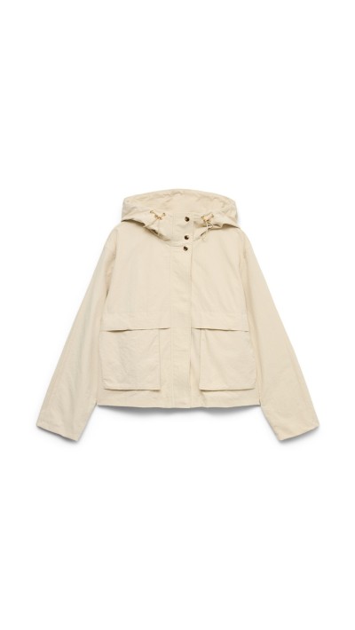 PARKA VERDE BOLSILLO CUADRADO