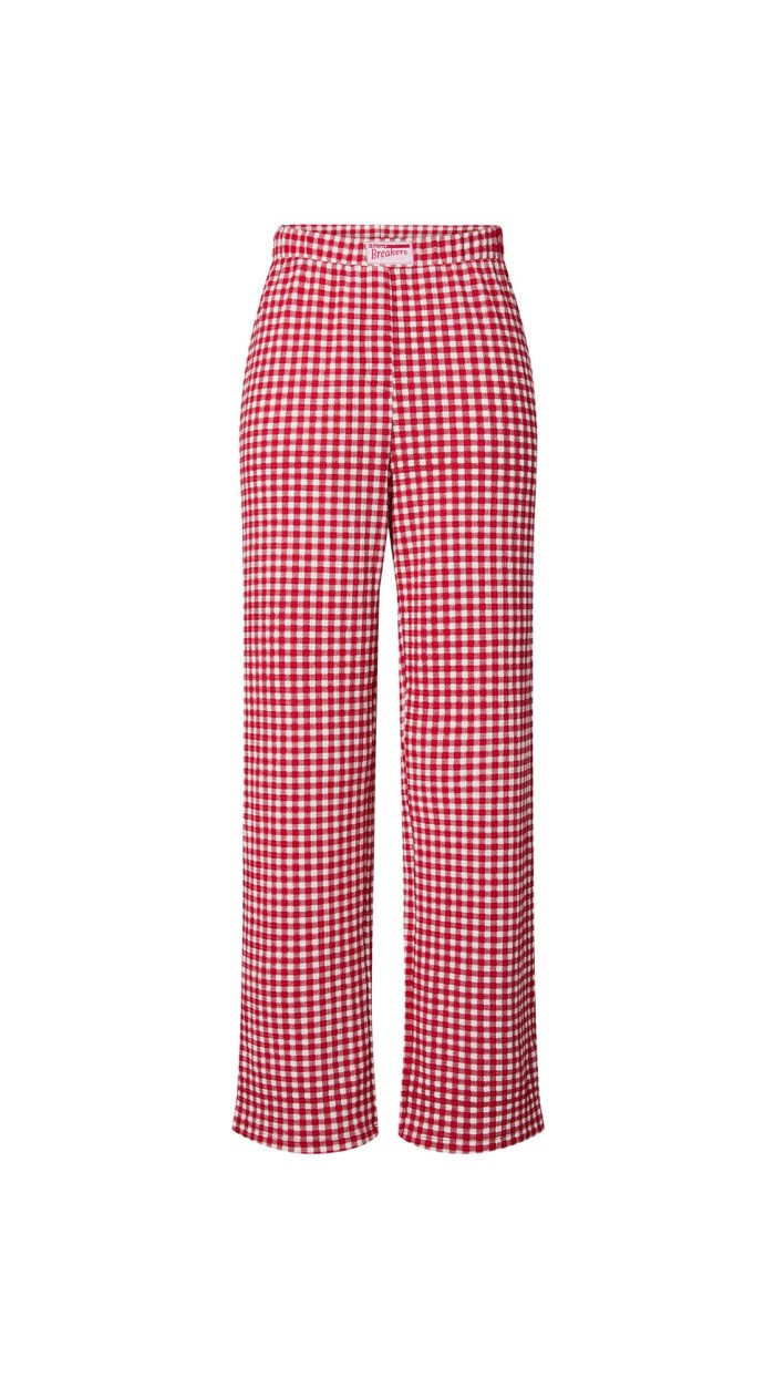 PANTALÓN CUADROS VICHY ROJOS