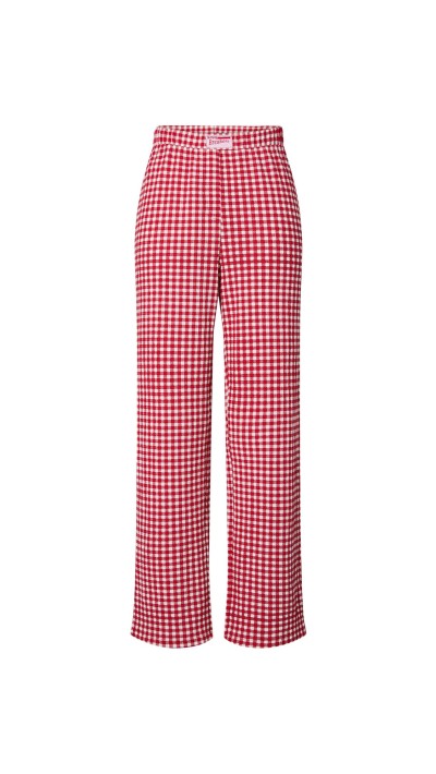 PANTALÓN CUADROS VICHY ROJOS