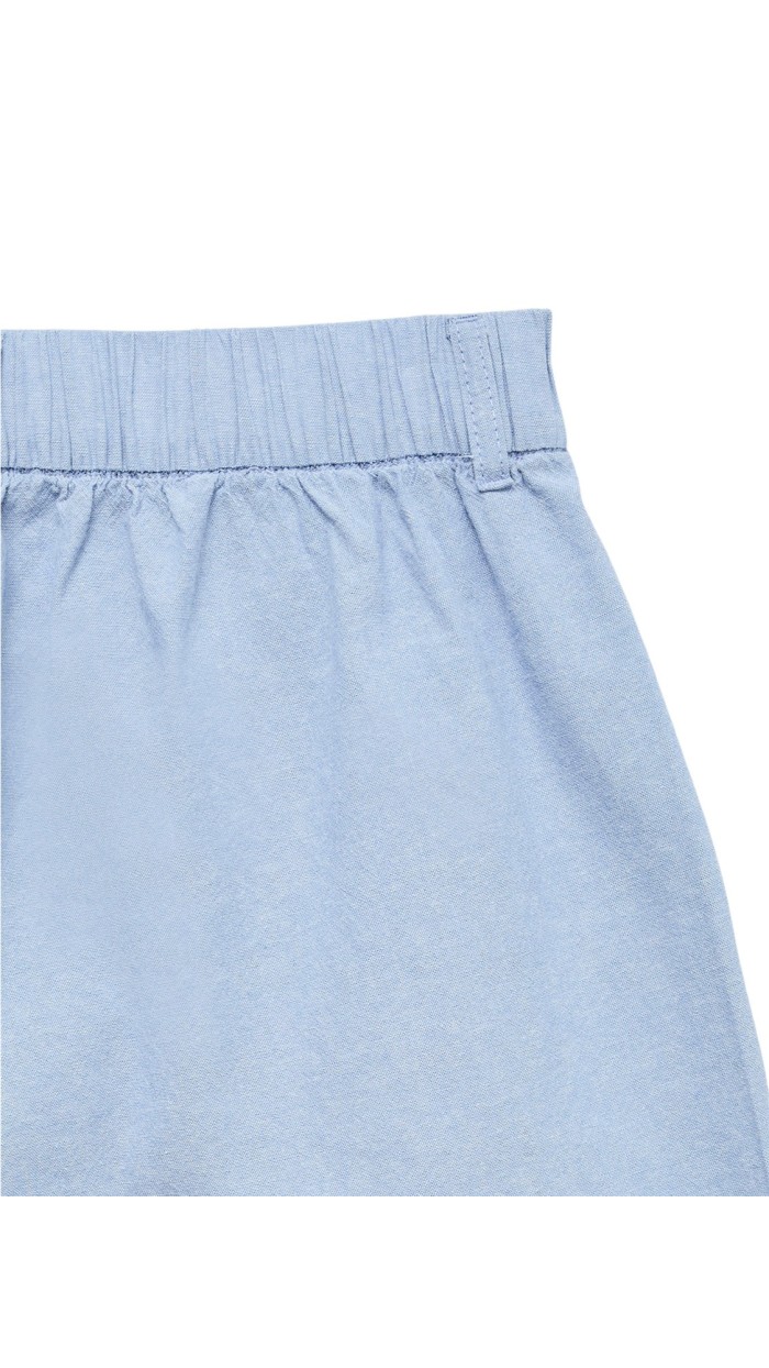 PANTALÓN AZUL CLARO TELA GOMA EN CINTURA