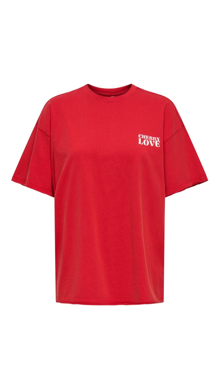 CAMISETA OVERSIZE COLORES CHERRY