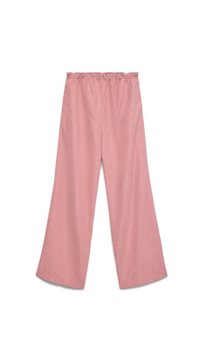 pantalón fluído goma en cintura y bolsillo lateral